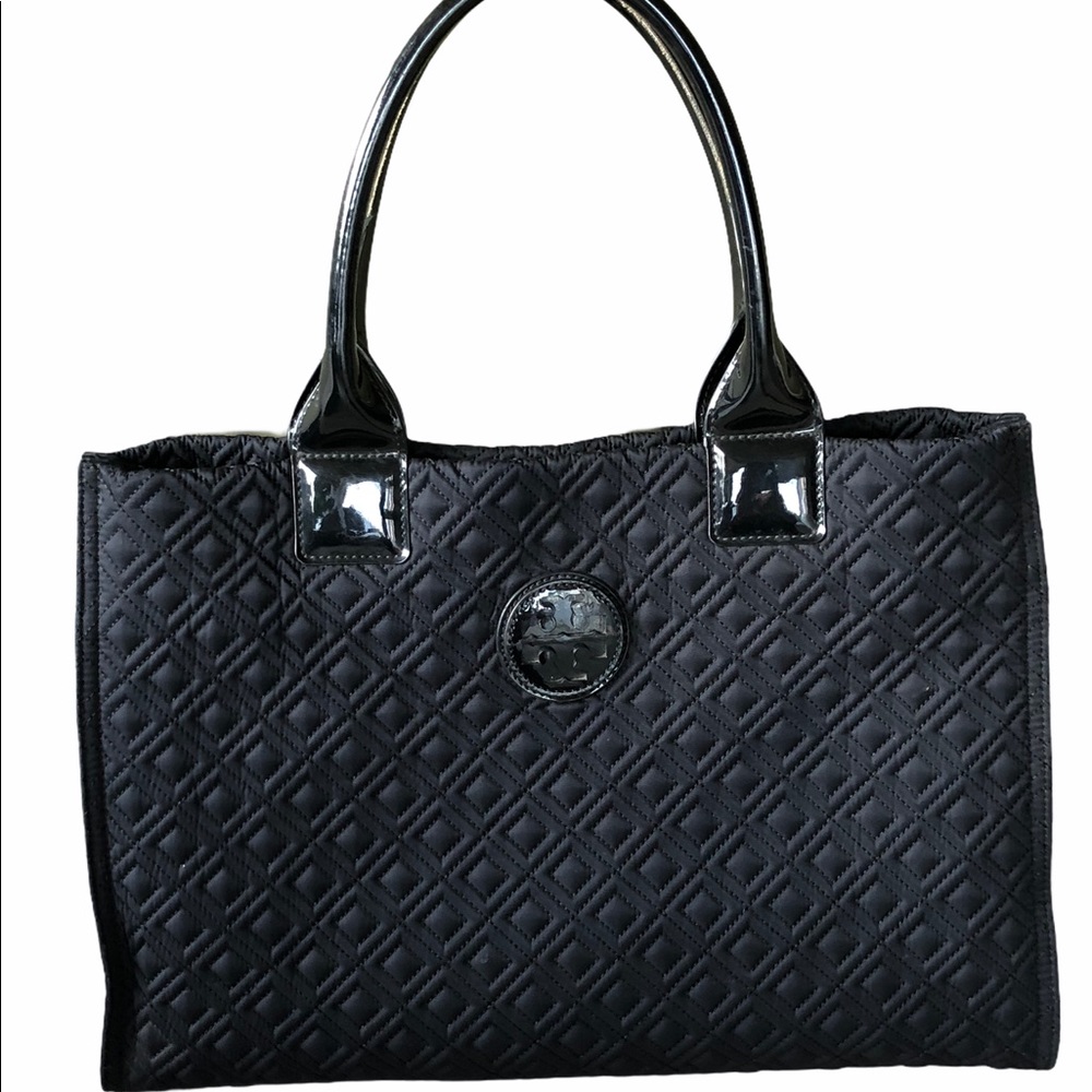 Tory Burch Mini Ella Quilted Nylon Tote